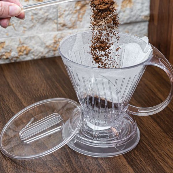 Clever Coffee Dripper, Large 18 oz, Clear, with Filters